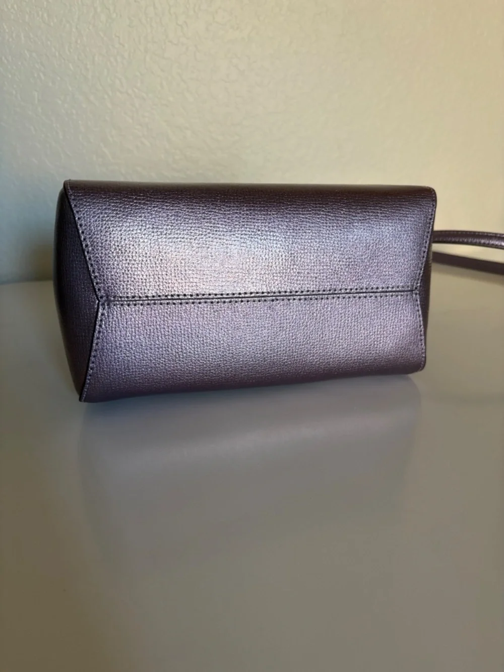 Kate Spade Phoebe Metallic Purple Bag